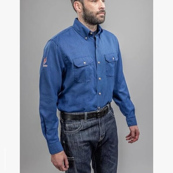 DRIFIRE TECGEN Select FR Work Shirt, Flame Resistant, 4XT - Picture 3 of 7